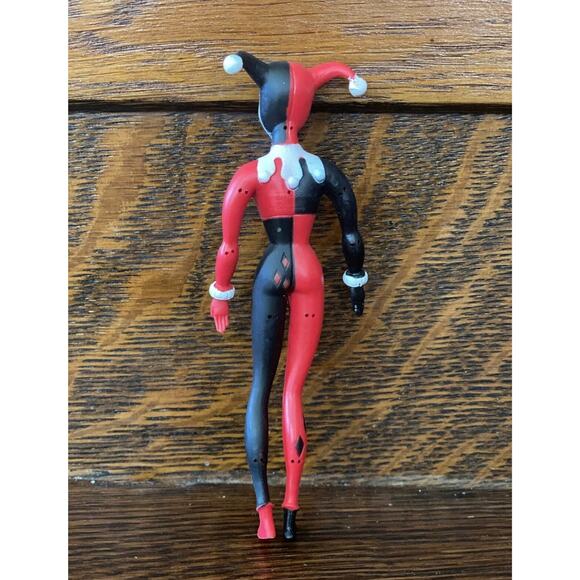 NWOT Red & Black Harley Quinn Action Figure Doll DC Super Hero Stocking Stuffers - Picture 8 of 8